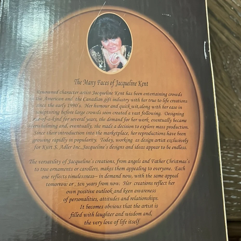 Kurt Adler, The Many Faces of Jaqueline Kent, Recipe for Life kitchen figurine